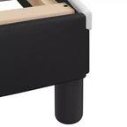 Marco de cama de plataforma matrimonial con iluminación LED y cabecera tapizada
