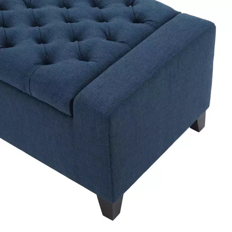 Otomana de almacenamiento tapizada para sala de estar y dormitorio