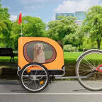 Remolque de bicicleta y cochecito de footing para perros medianos a grandes