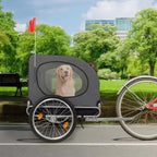 Remolque de bicicleta y cochecito de footing para perros medianos a grandes