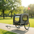 Dog Bike Trailer, Jogging Stroller - Convertible for Medium Large Dogs, 88Lbs Capacity, Waterproof, Universal Hitch for 20-29 Bikes