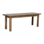 Banco de comedor de madera maciza de mango de 50 pulg. con patas torneadas
