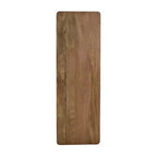 Banco de comedor de madera maciza de mango de 50 pulg. con patas torneadas