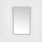 Hyatt 24 Aluminum LED Rectangle Mirror - LMR1000 - Silver/White - Safavieh
