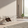 Whitmor 8-3/4 in. H X 24 in. W X 14 in. L Steel Expanding and Stacking Shoe Rack