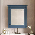 Armario de pared para baño con espejo y estante ajustable