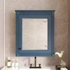 Armario de pared para baño con espejo y estante ajustable
