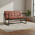 vidaXL Sofa Real goat leather in Durable