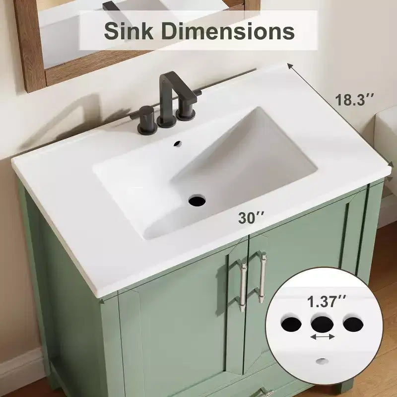 Mueble de baño independiente con lavabo