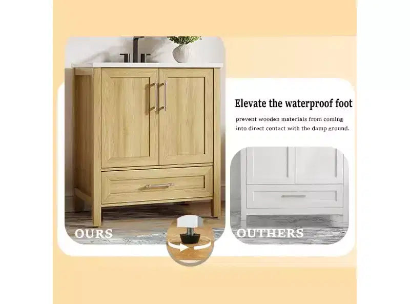 Mueble de baño independiente con lavabo