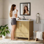Mueble de baño independiente con lavabo