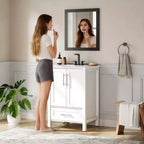 Mueble de baño independiente con lavabo