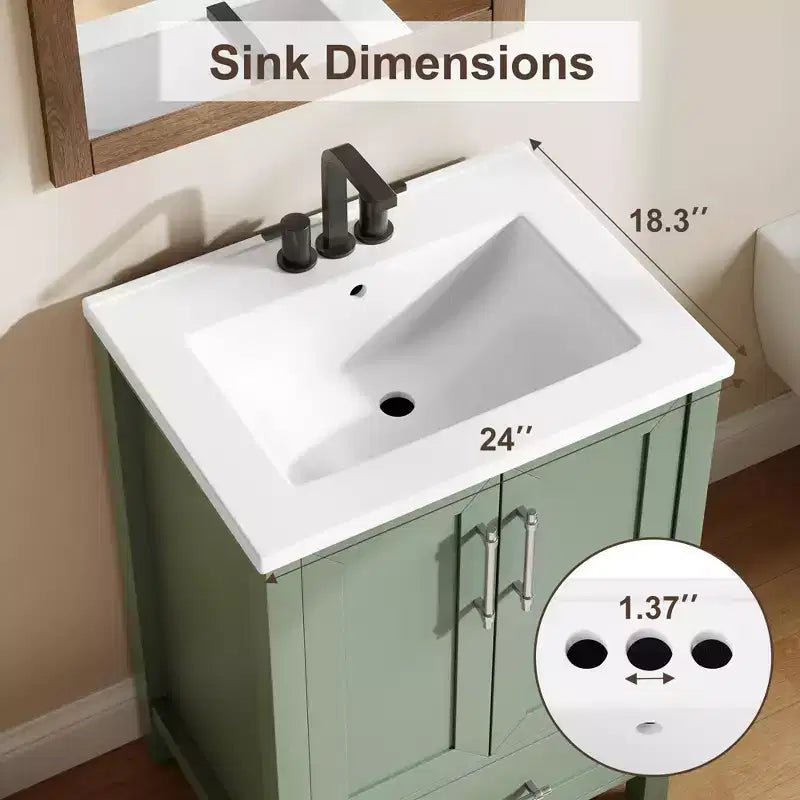 Mueble de baño independiente con lavabo