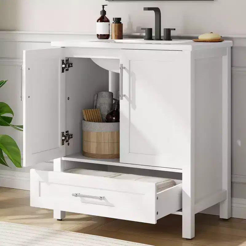 Mueble de baño independiente con lavabo