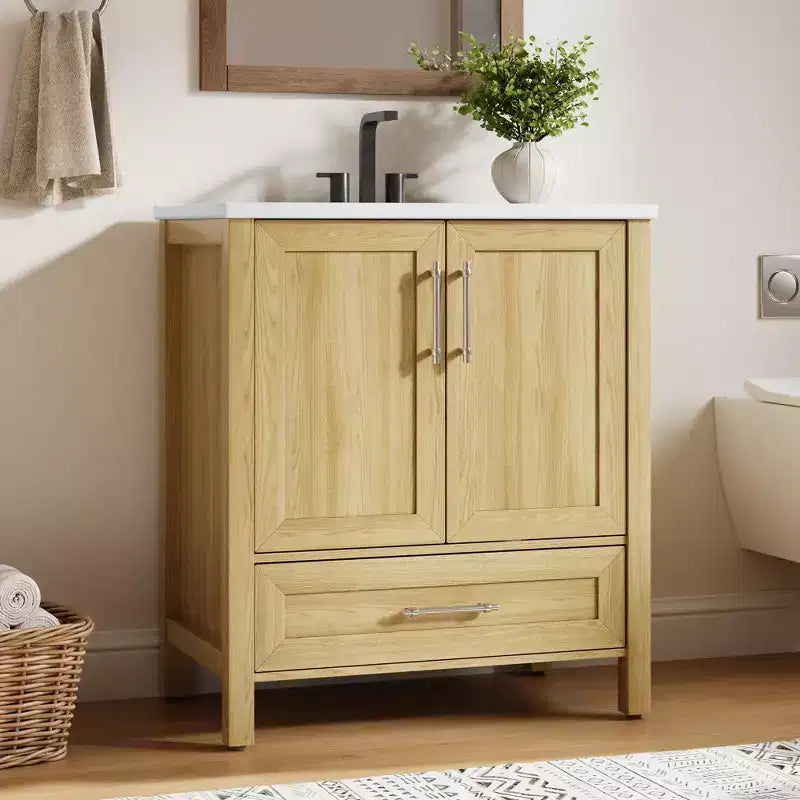 Mueble de baño independiente con lavabo