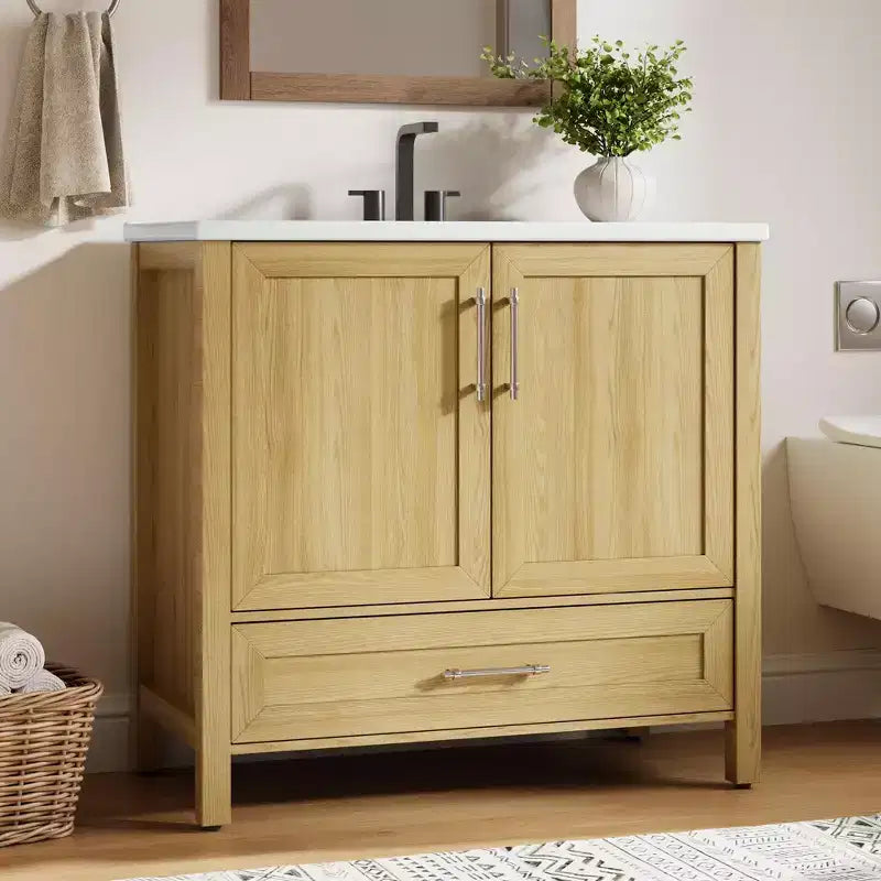 Mueble de baño independiente con lavabo
