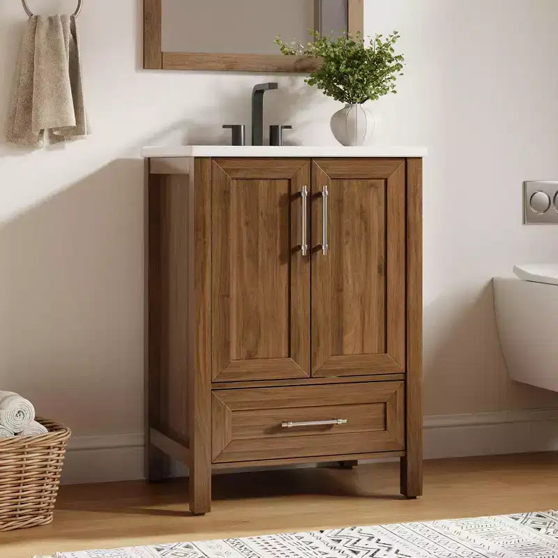 Mueble de baño independiente con lavabo