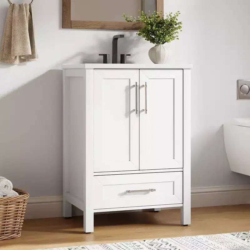 Mueble de baño independiente con lavabo