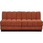 Sofá modular de tela chenilla Quinn