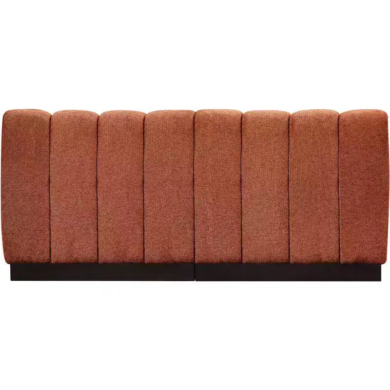 Sofá modular de tela chenilla Quinn