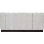 Sofá modular de tela chenilla Quinn