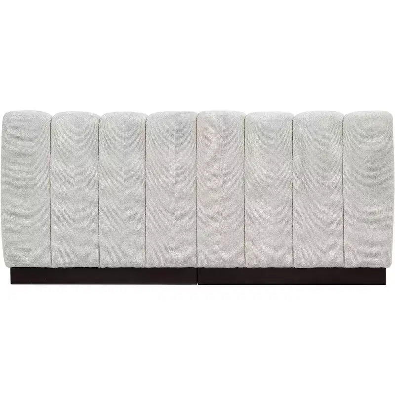 Sofá modular de tela chenilla Quinn