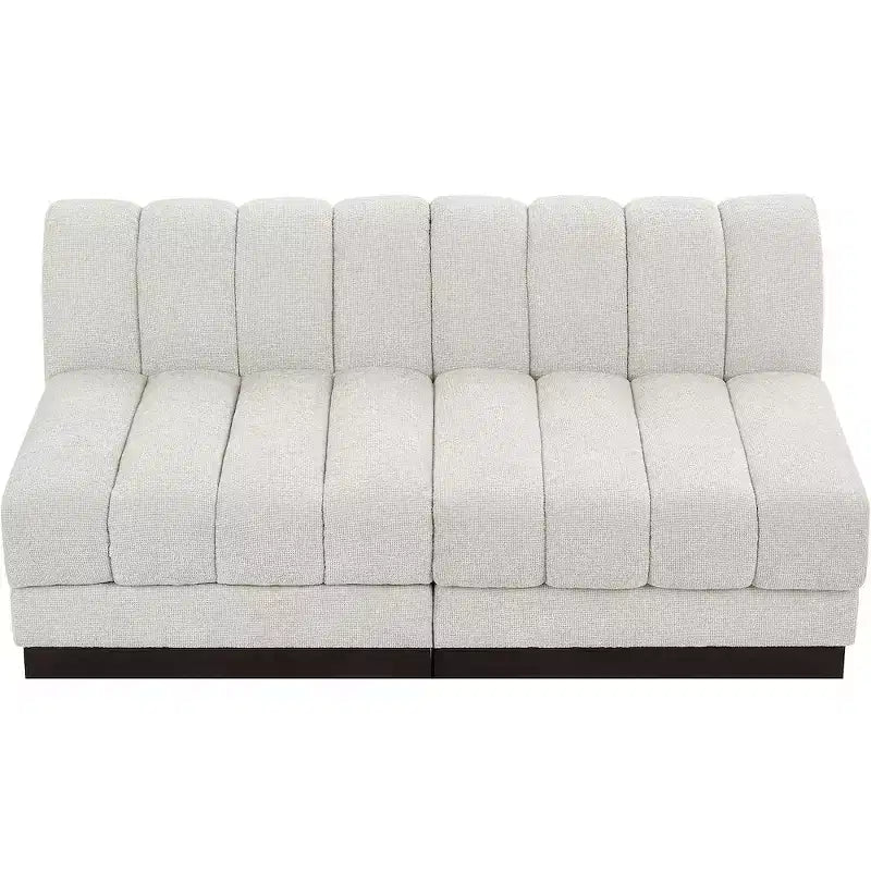 Sofá modular de tela chenilla Quinn