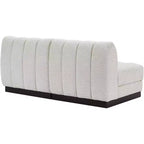 Sofá modular de tela chenilla Quinn
