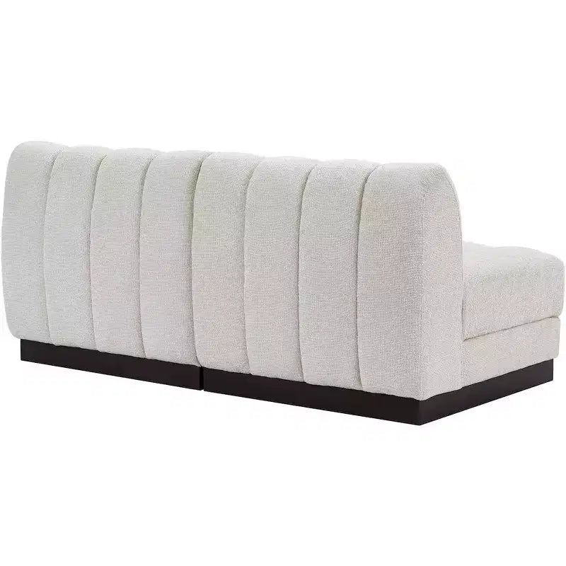Sofá modular de tela chenilla Quinn
