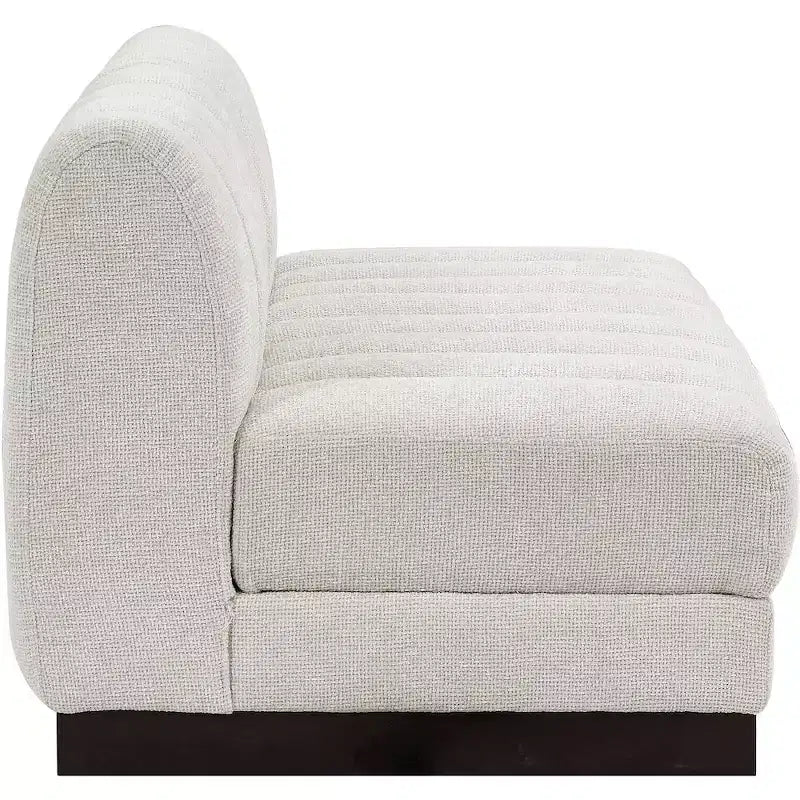 Sofá modular de tela chenilla Quinn