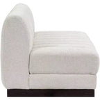 Sofá modular de tela chenilla Quinn