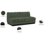 Sofá modular de tela chenilla Quinn