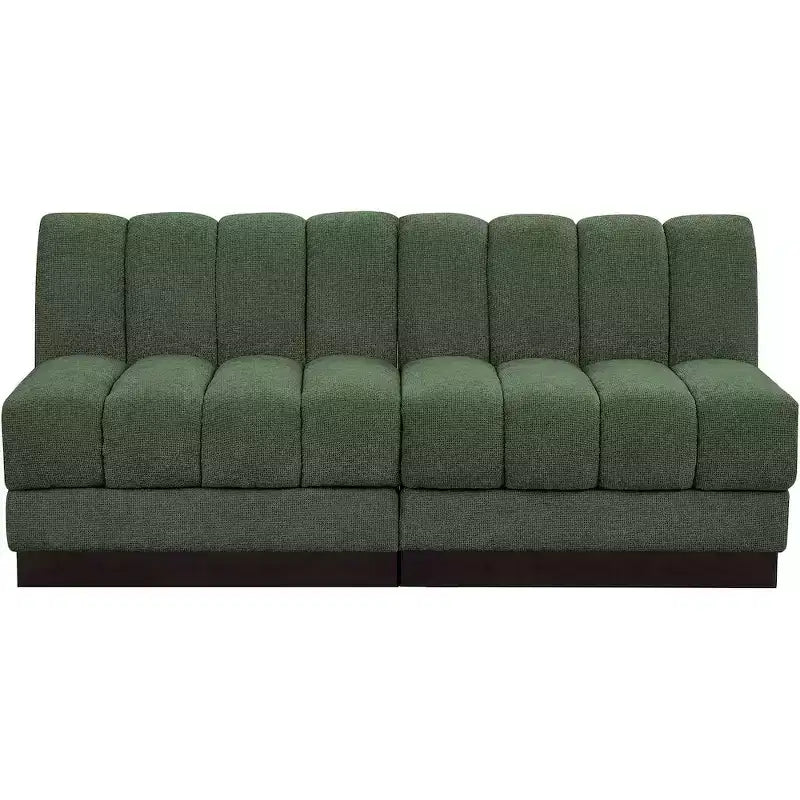 Sofá modular de tela chenilla Quinn