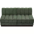 Sofá modular de tela chenilla Quinn