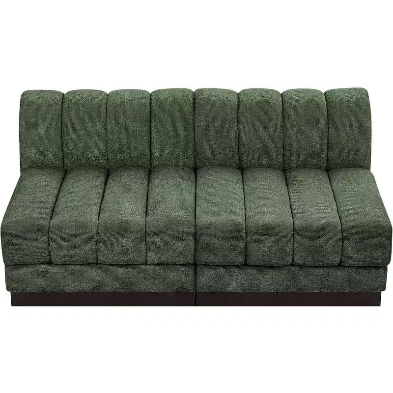 Sofá modular de tela chenilla Quinn