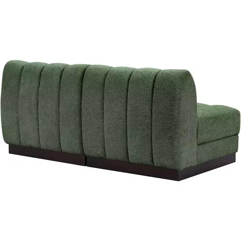 Sofá modular de tela chenilla Quinn