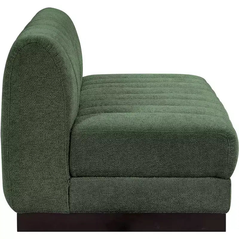 Sofá modular de tela chenilla Quinn