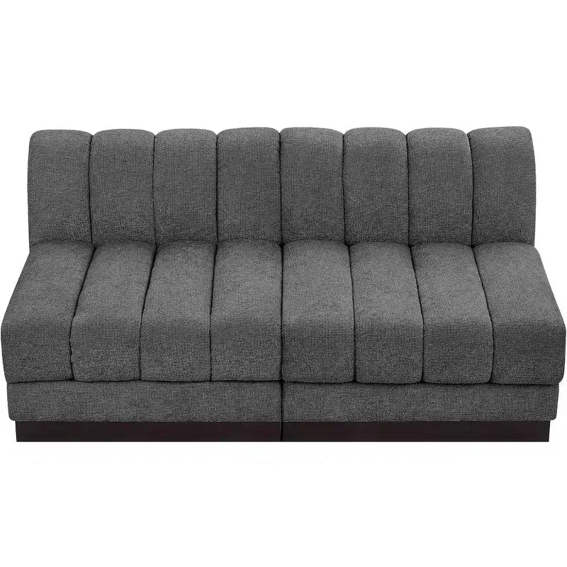 Sofá modular de tela chenilla Quinn