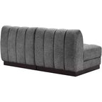 Sofá modular de tela chenilla Quinn
