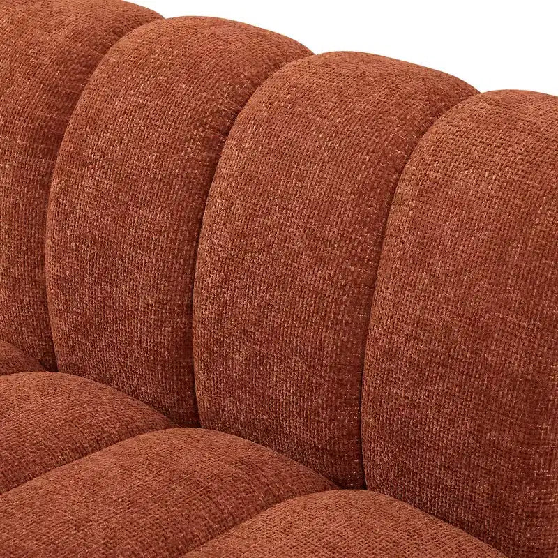 Sofá modular de tela chenilla Quinn