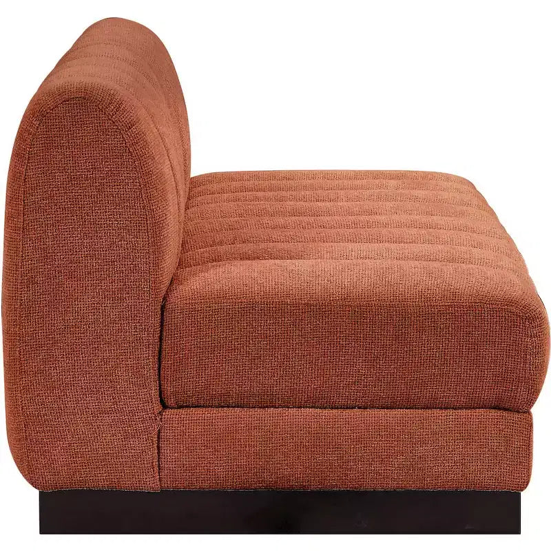 Sofá modular de tela chenilla Quinn