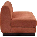 Sofá modular de tela chenilla Quinn