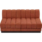 Sofá modular de tela chenilla Quinn