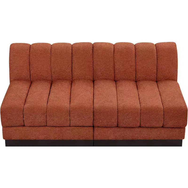 Sofá modular de tela chenilla Quinn
