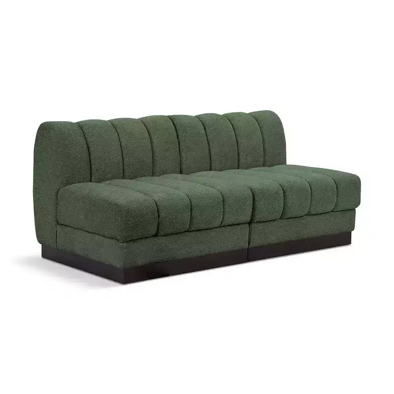 Sofá modular de tela chenilla Quinn