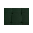 Sofá modular de tela bouclé verde