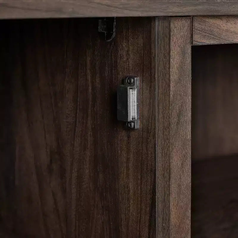 Mueble esquinero para TV con chimenea eléctrica para televisores de hasta 60 pulgadas