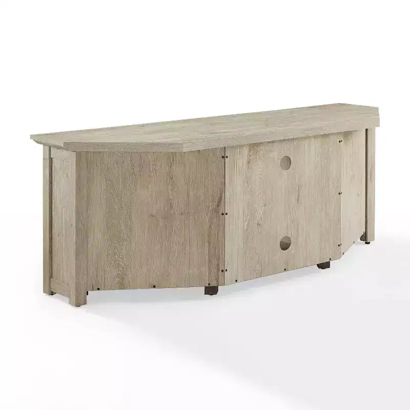 Mueble esquinero para TV con chimenea eléctrica para televisores de hasta 60 pulgadas