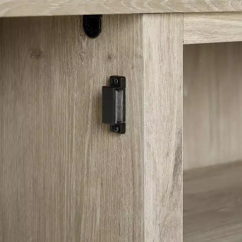 Mueble esquinero para TV con chimenea eléctrica para televisores de hasta 60 pulgadas