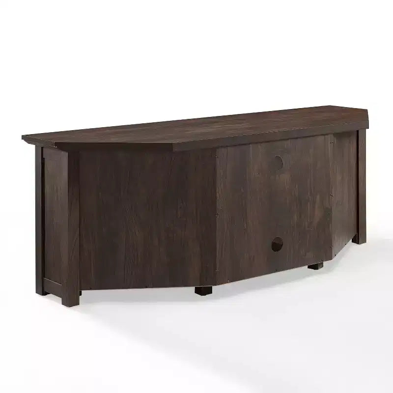 Mueble esquinero para TV con chimenea eléctrica para televisores de hasta 60 pulgadas